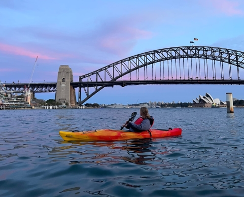 Kajaken in Sydney