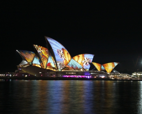 „Vivid Sydney“ beleuchtet das Sydney Opera House