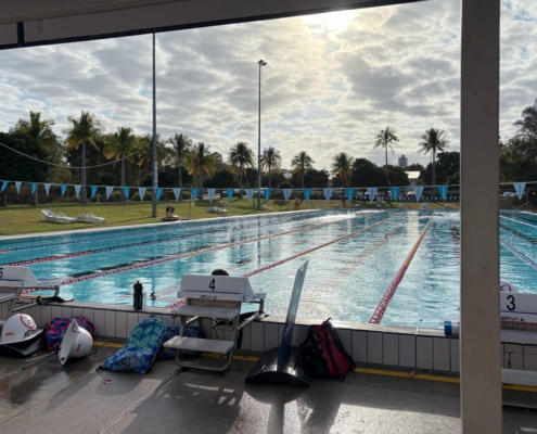 Schwimmtraining in Caloundra