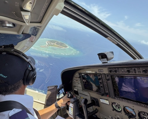 Anflug auf Lady Elliot Island