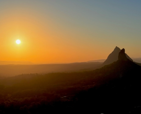 Mount Ngungun in den Glass House Mountains