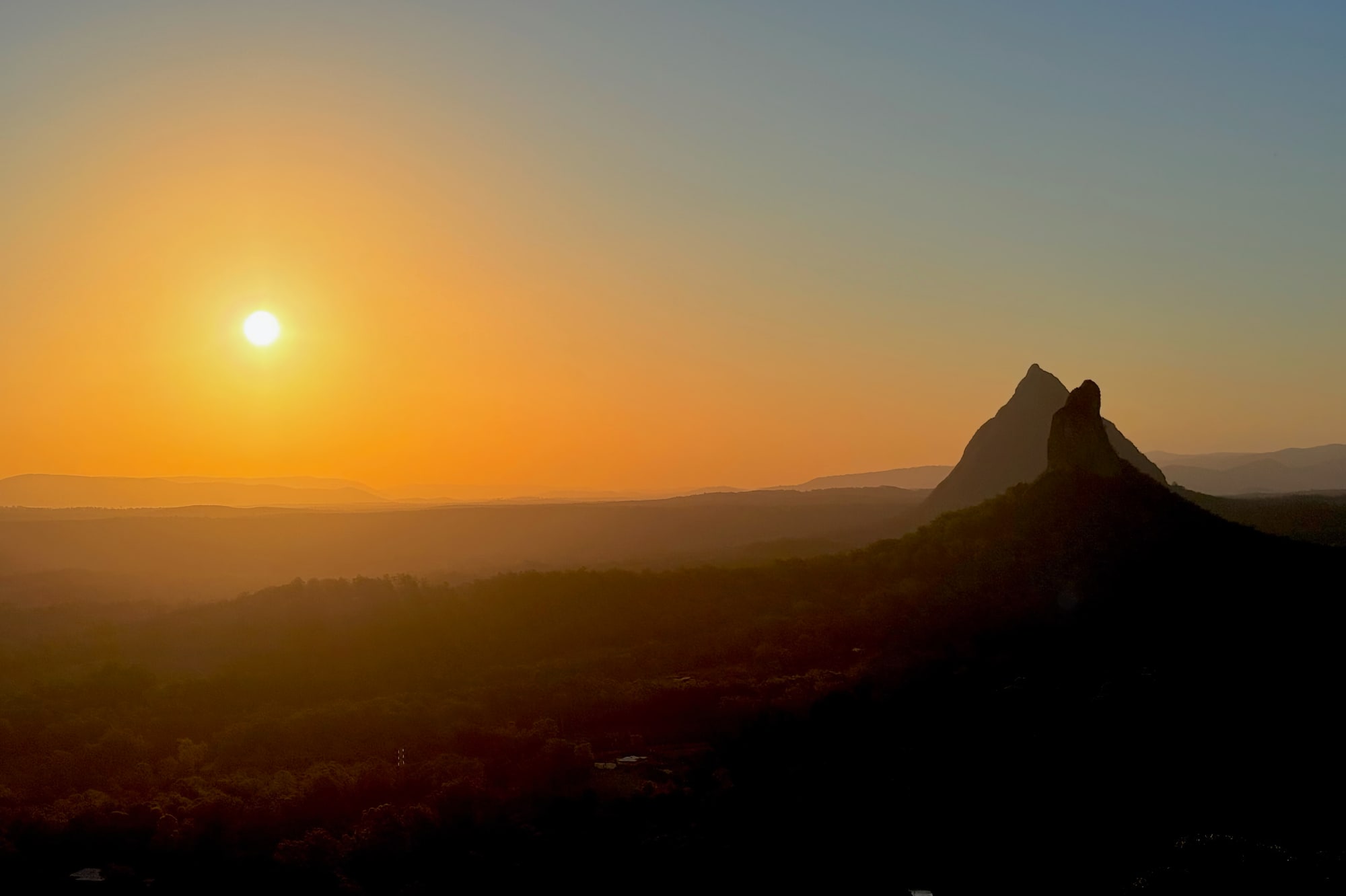 Mount Ngungun in den Glass House Mountains