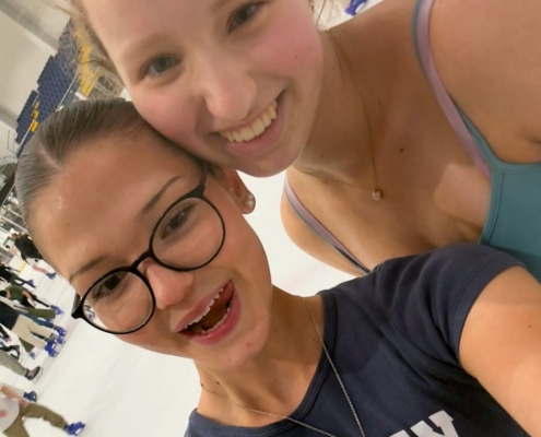 Iceskating mit Freundin