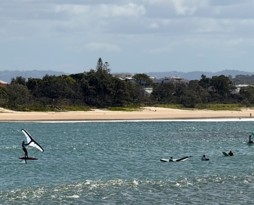 Wing Surfer am Mooloolaba Beach
