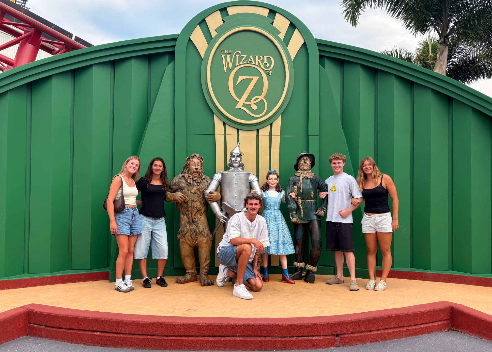Movie World Gold Coast zusammen mit meinen Gastgeschwistern