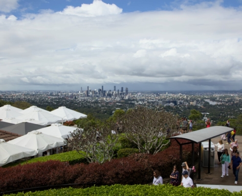 Blick auf Brisbane vom Mount Coot-tha Blick auf Brisbane vom Mount Coot-tha