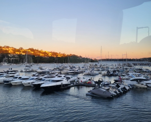 Mosman bei Sonnenuntergang
