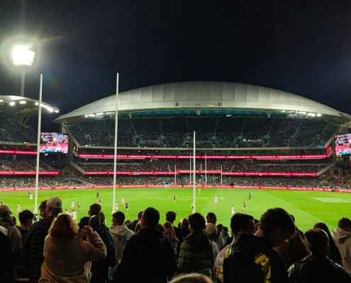Footy Game im Adelaide Oval