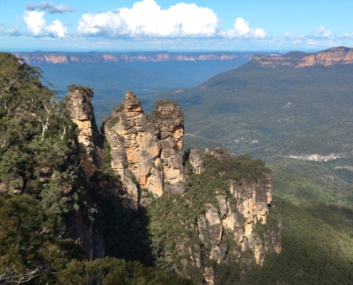 Die Three Sisters in den Blue Mountains
